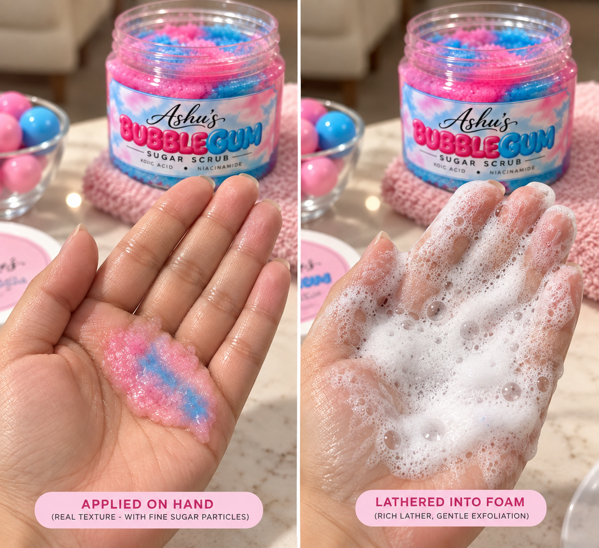 Bubblegum Foaming Sugar Scrub