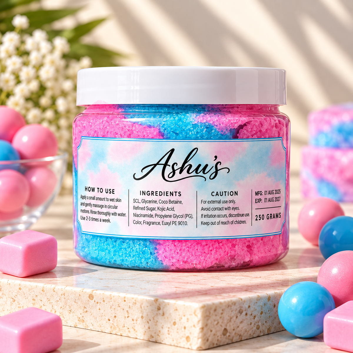 Bubblegum Foaming Sugar Scrub