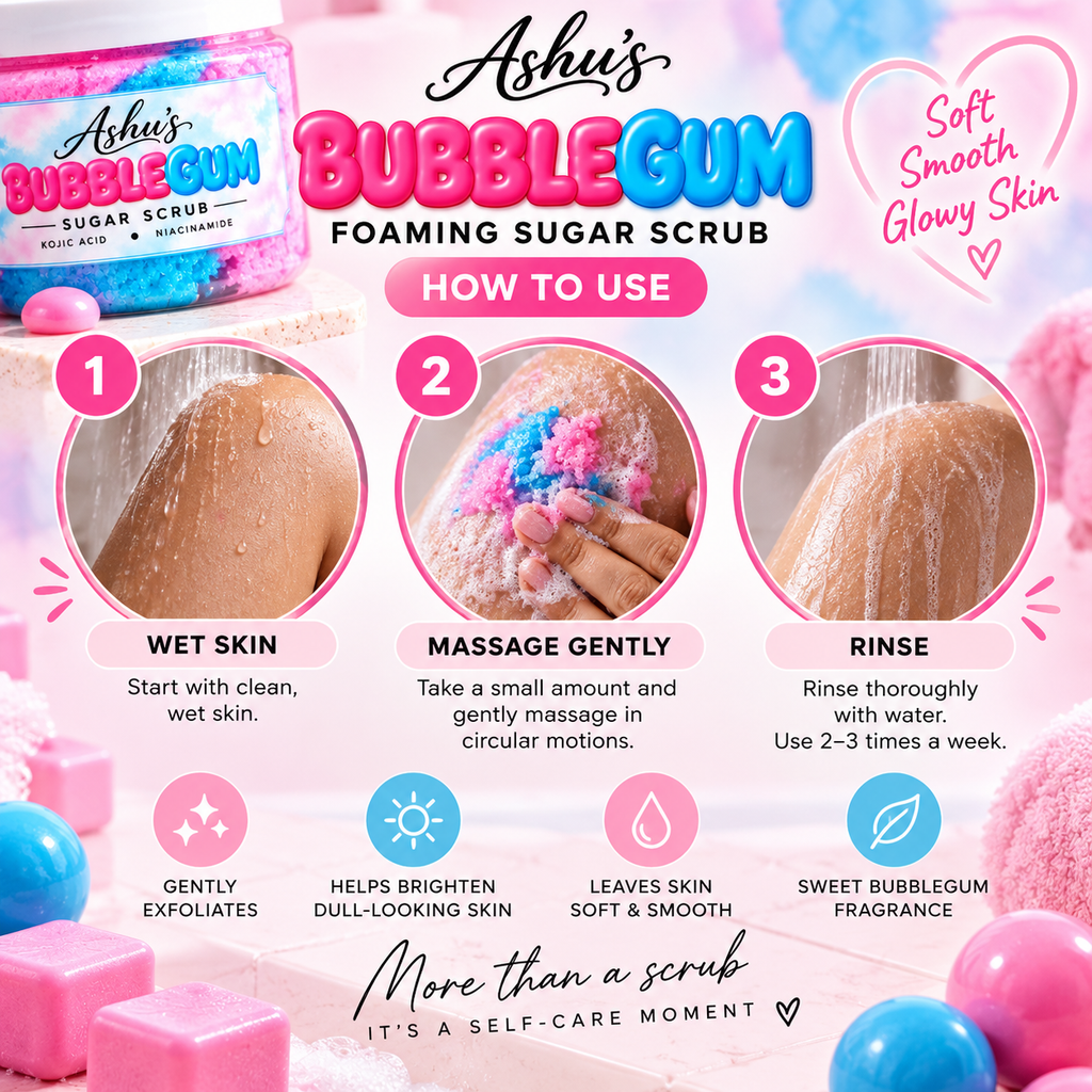 Bubblegum Foaming Sugar Scrub